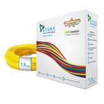 SYSKA PVC WFYL511004 FR-1.5 sq mm Cables (90 m,Yellow)